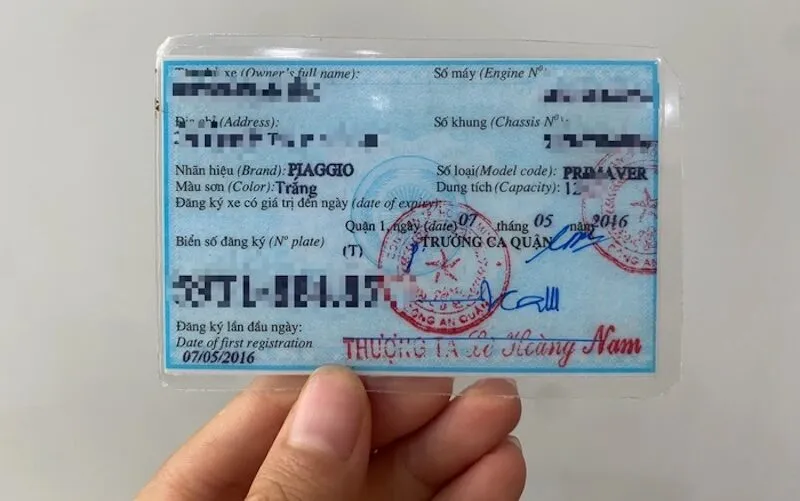Các loại giấy tờ xe cần lưu ý