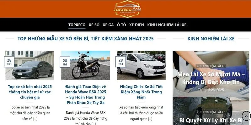 Giới thiệu dịch vụ mua bán xe cũ minh bạch, an toàn tại TOPXECO