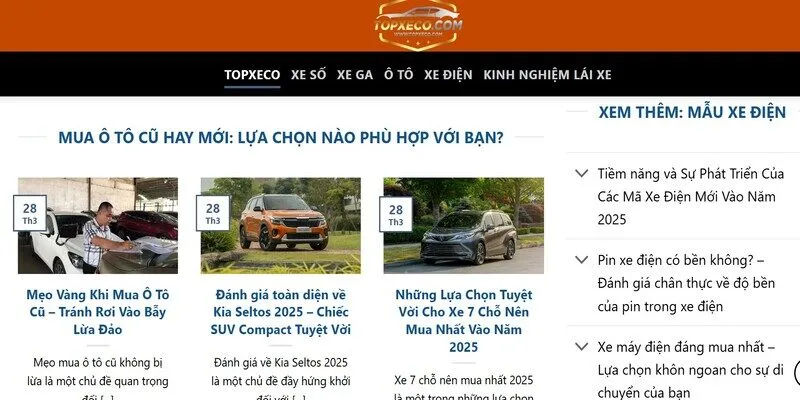 Giới thiệu trải nghiệm người dùng thực tế từ giao dịch đến bàn giao xe